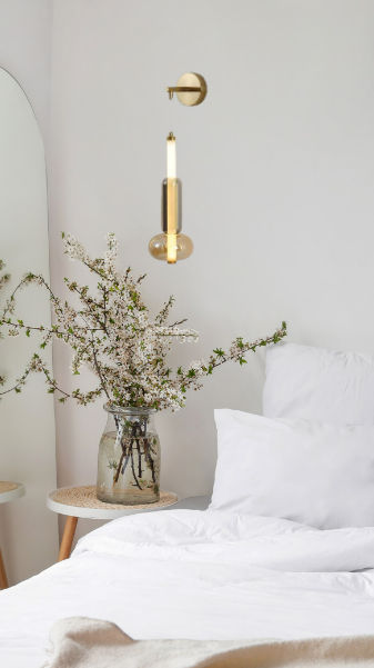 Modern Minimalist Adjustable Style Glass Wall Light